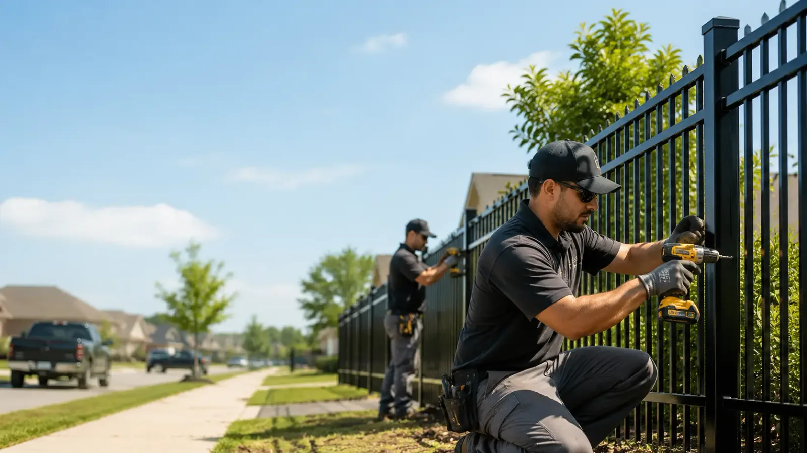 Metal Fence Installation in Clayton, IN